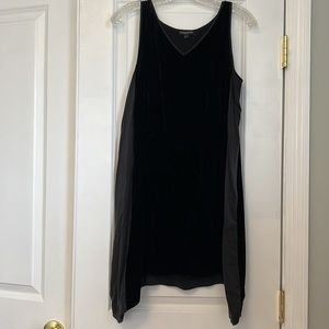 Eileen Fisher Velvet & Silk Tank Dress